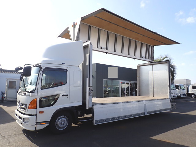 HINO Ranger Aluminum Wing TKG-FD9JLAA 2013 302,500km