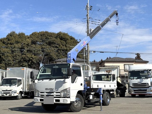 ISUZU Elf Truck (With 4 Steps Of Cranes) BKG-NKR85AR 2008 66,790km