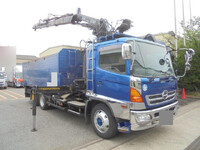 HINO Ranger Truck (With 4 Steps Of Cranes) BDG-GK8JNWA 2008 491,220km_1