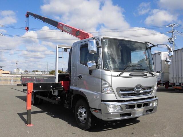 HINO Ranger Truck (With 4 Steps Of Cranes) SKG-FD7JLAA 2012 63,000km_1
