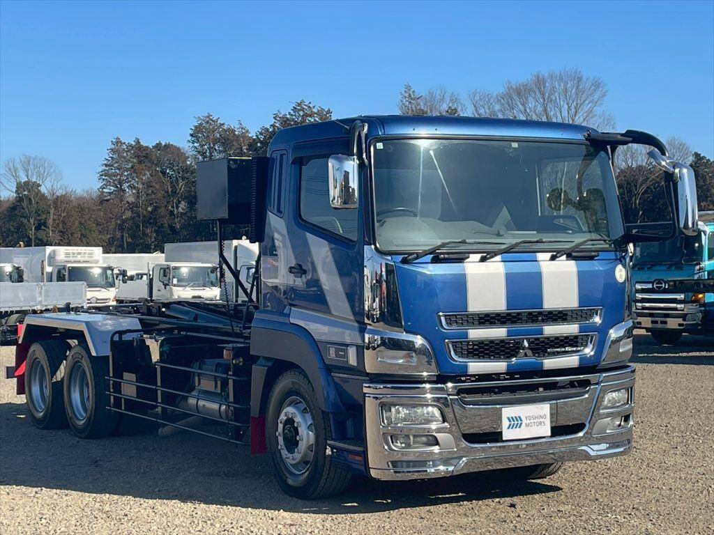 MITSUBISHI FUSO Super Great Container Carrier Truck QPG-FV60VY 2015 588,000km