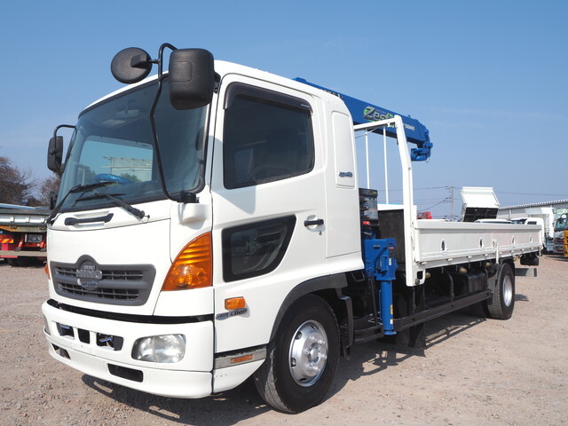 HINO Ranger Truck (With 4 Steps Of Cranes) TKG-FD9JLAA 2014 192,282km_1
