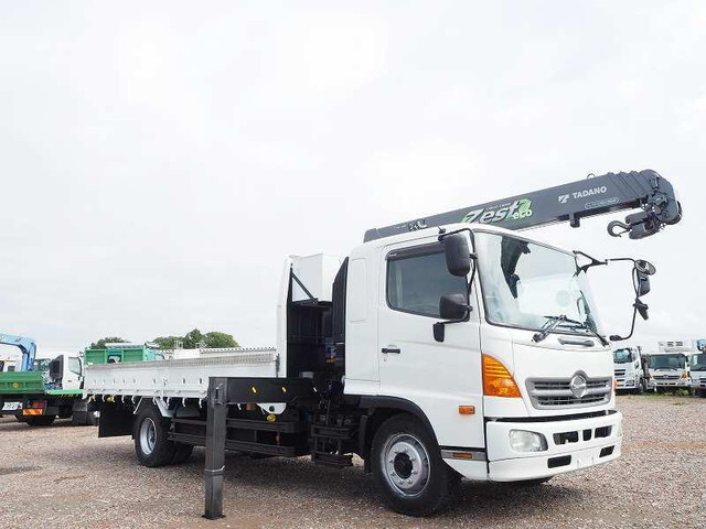 HINO Ranger Truck (With 4 Steps Of Cranes) QKG-FE7JLAA 2012 531,210km_1