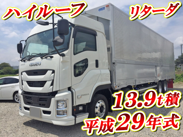 ISUZU Giga Aluminum Wing QKG-CYJ77B 2017 300km