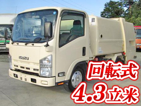 ISUZU Elf Garbage Truck BKG-NMR85AN 2008 130,377km