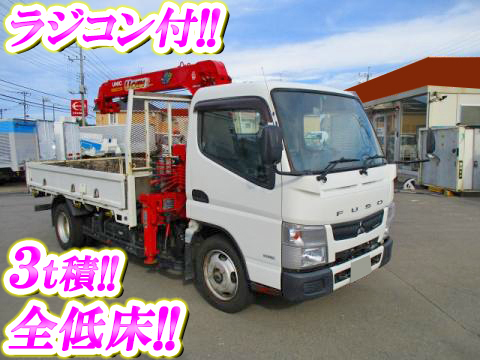 MITSUBISHI FUSO Canter Truck (With 3 Steps Of Unic Cranes) TKG-FEA50 2012 62,000km