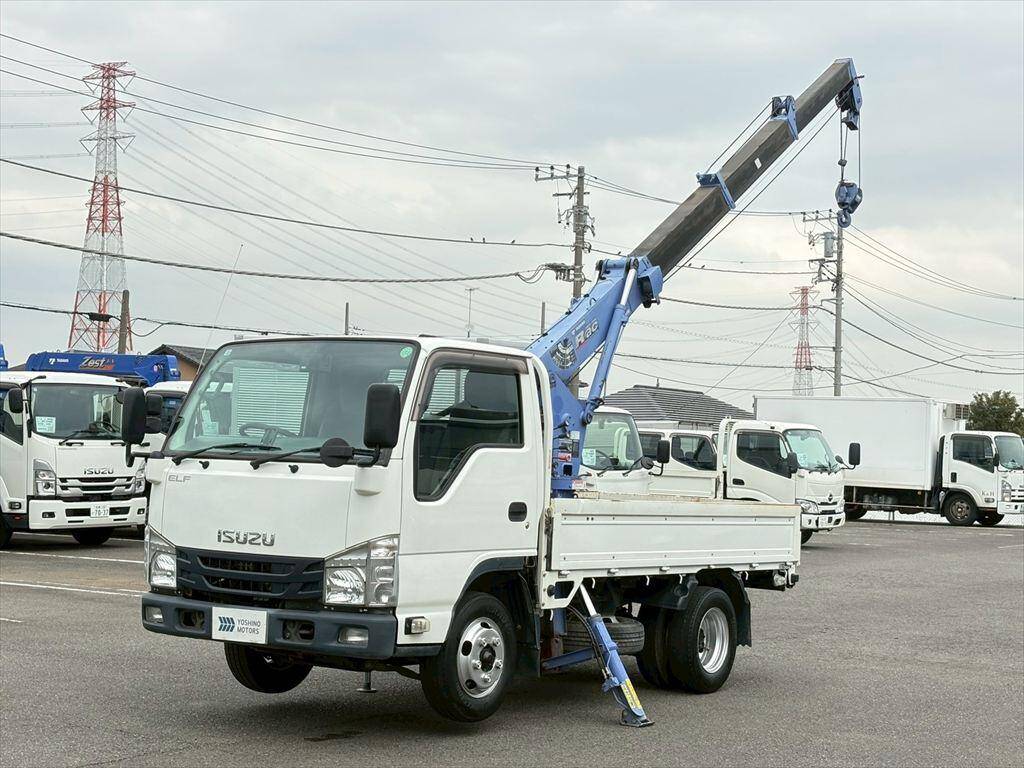 ISUZU Elf Truck (With 4 Steps Of Cranes) TPG-NJR85A 2017 180,000km