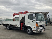 HINO Ranger Truck (With 5 Steps Of Cranes) QKG-FE7JLAA 2013 111,400km_3
