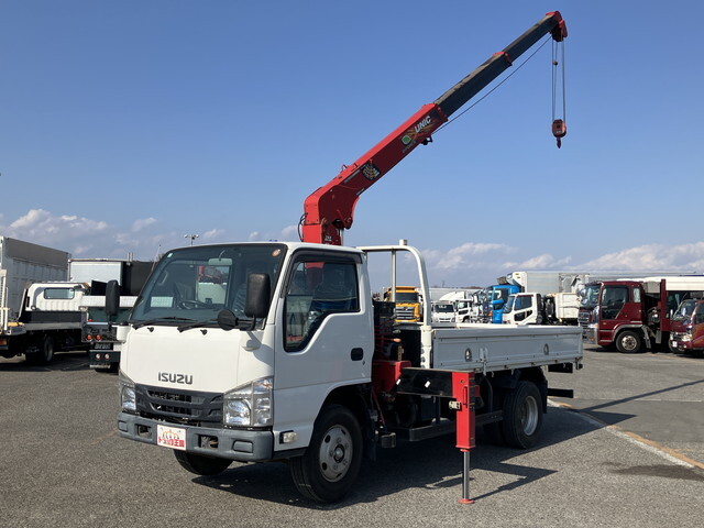 ISUZU Elf Truck (With 3 Steps Of Cranes) TPG-NKR85AR 2018 30,756km
