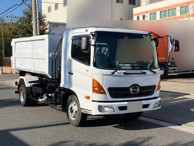 HINO Ranger Container Carrier Truck BKG-FD7JGYA 2011 332,848km_1