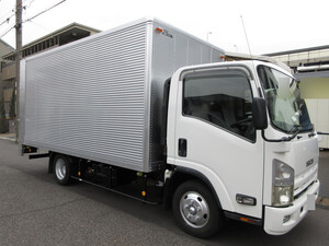ISUZU Elf Aluminum Van BKG-NPR85AN 2010 217,000km_1