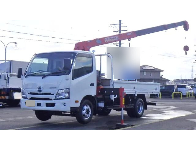 HINO Dutro Truck (With 4 Steps Of Cranes) TKG-XZU712M 2017 6,000km_1