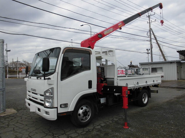 ISUZU Elf Truck (With 4 Steps Of Cranes) TKG-NPR85AR 2014 274,466km