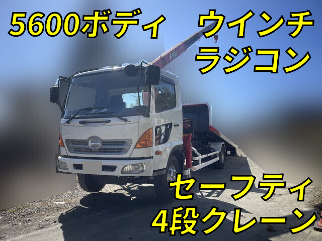 HINO Ranger Safety Loader (With 4 Steps Of Cranes) BKG-FC7JKYA 2011 54,330km