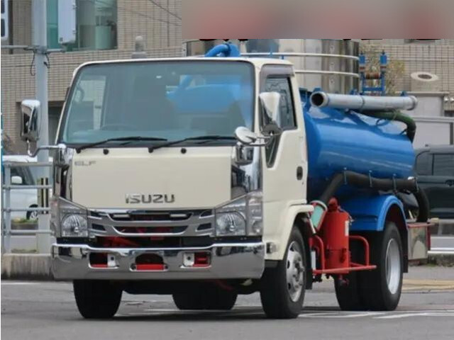 ISUZU Elf Vacuum Truck 2PG-NKR88YN 2019 63,000km