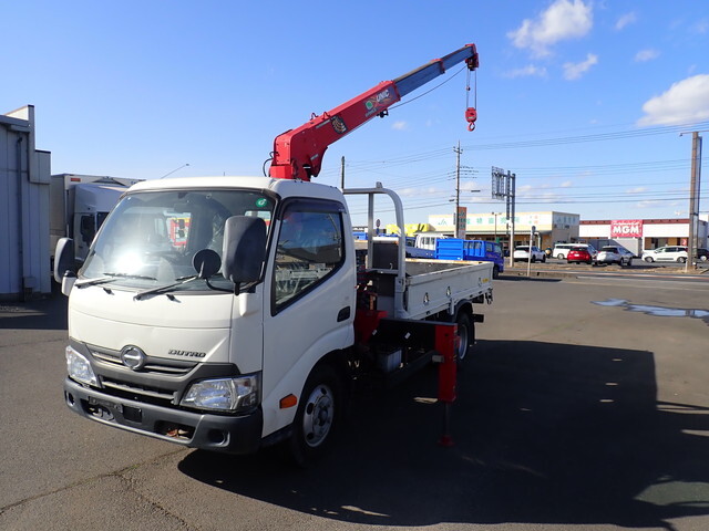 HINO Dutro Truck (With 3 Steps Of Cranes) TPG-XZU650M 2018 143,200km