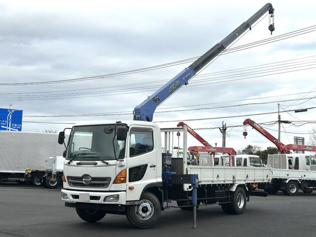 HINO Ranger Truck (With 4 Steps Of Cranes) TKG-FC9JKAP 2013 25,040km
