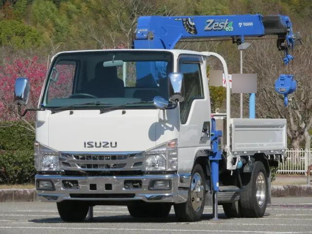 ISUZU Elf Truck (With 3 Steps Of Cranes) TKG-NKR85A 2014 74,000km_1