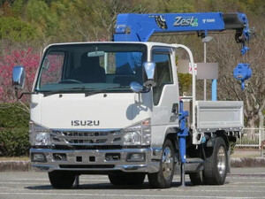 ISUZU Elf Truck (With 3 Steps Of Cranes) TKG-NKR85A 2014 74,000km_1
