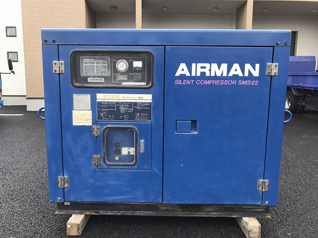 HOKUETSU INDUSTRIES Airman Compressor SMS22S-54  34,568h