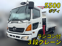 HINO Ranger Truck (With 3 Steps Of Cranes) BKG-FC7JKYA 2008 63,844km_1