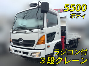 HINO Ranger Truck (With 3 Steps Of Cranes) BKG-FC7JKYA 2008 63,844km_1