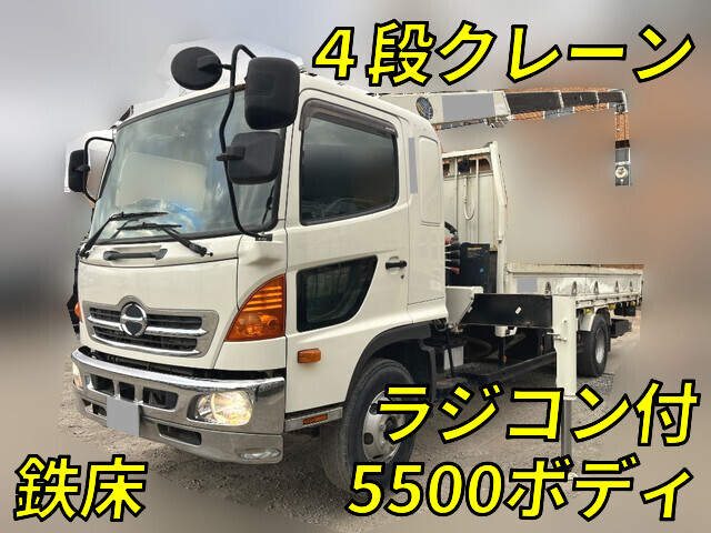 HINO Ranger Truck (With 4 Steps Of Cranes) SKG-FD7JLAA 2011 68,041km