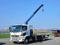 HINO Ranger Truck (With 4 Steps Of Cranes) TKG-GD7JLAA 2012 283,400km_1