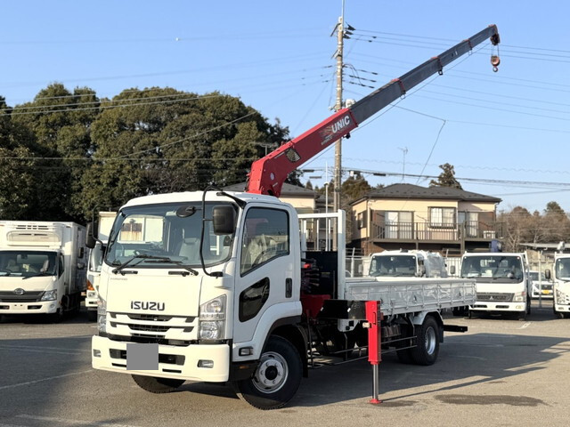 ISUZU Forward Truck (With 4 Steps Of Cranes) TKG-FRR90S1 2017 83,848km