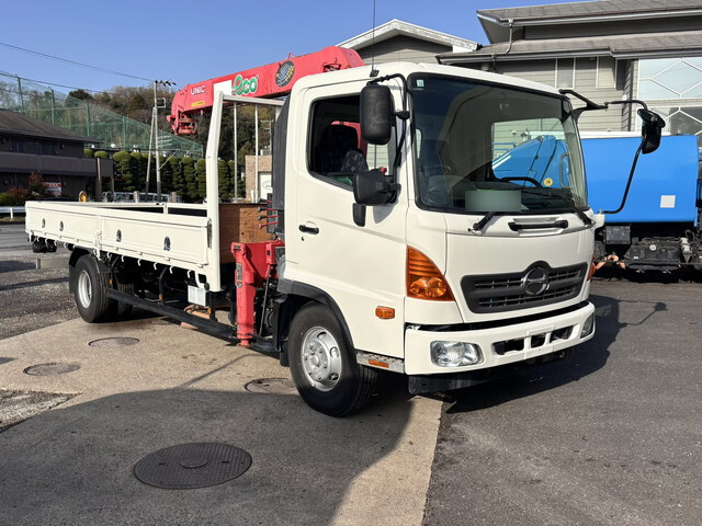 HINO Ranger Truck (With 4 Steps Of Cranes) TKG-FC9JKAA 2012 110,766km