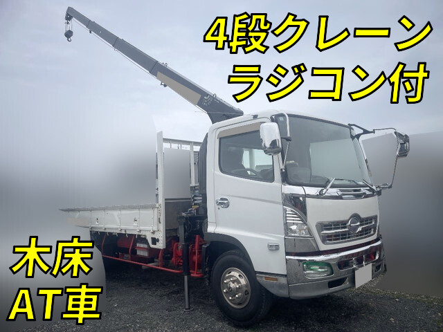 HINO Ranger Truck (With 4 Steps Of Cranes) BDG-FC6JKWA 2009 101,513km