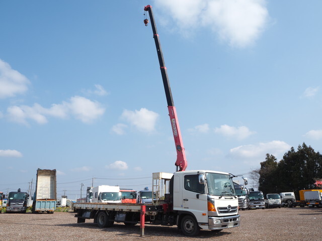 HINO Ranger Truck (With 4 Steps Of Cranes) TKG-FD9JMAA 2014 338,188km