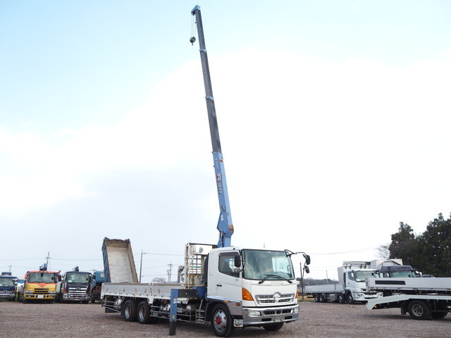 HINO Ranger Truck (With 4 Steps Of Cranes) BDG-GK8JRWA 2008 460,046km