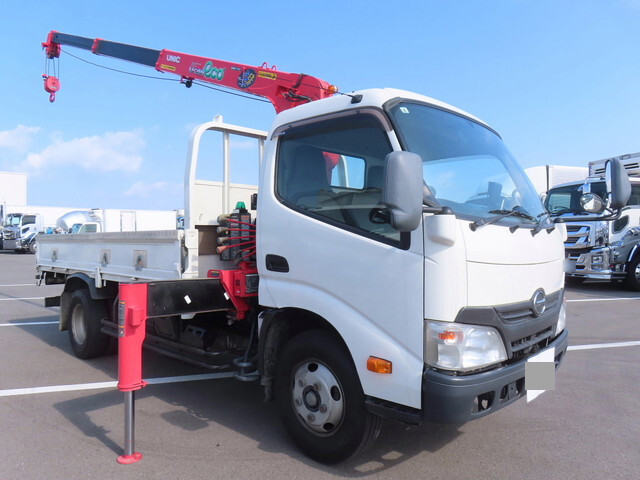 HINO Dutro Truck (With 3 Steps Of Cranes) TKG-XZU650M 2013 85,500km