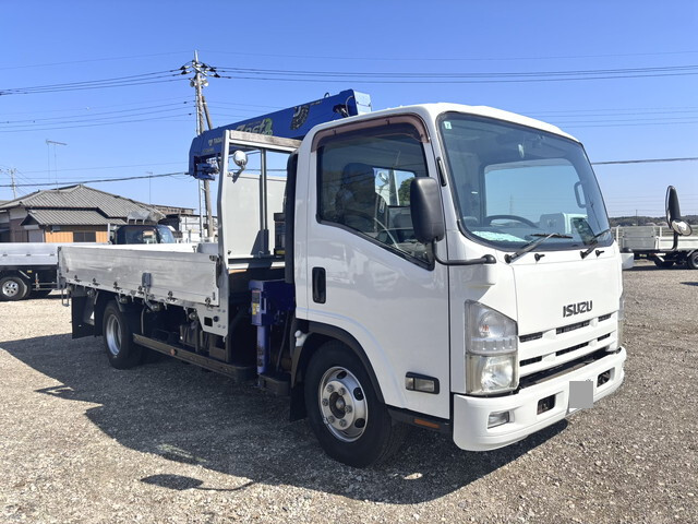 ISUZU Elf Truck (With 4 Steps Of Cranes) SKG-NPR85YN 2014 382,401km