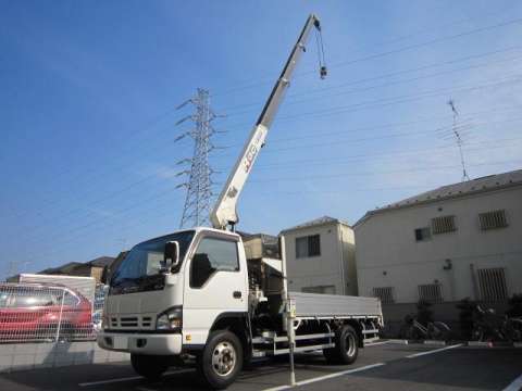 ISUZU Elf Truck (With 4 Steps Of Cranes) PA-NPR81 2005 313,665km