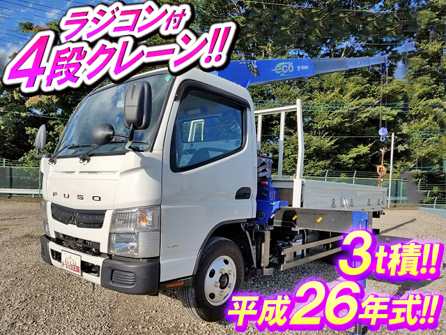 MITSUBISHI FUSO Canter Truck (With 4 Steps Of Cranes) TKG-FEA50 2014 19,291km