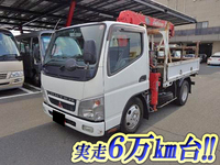 MITSUBISHI FUSO Canter Truck (With 3 Steps Of Unic Cranes) PA-FE70DB 2007 65,000km_1