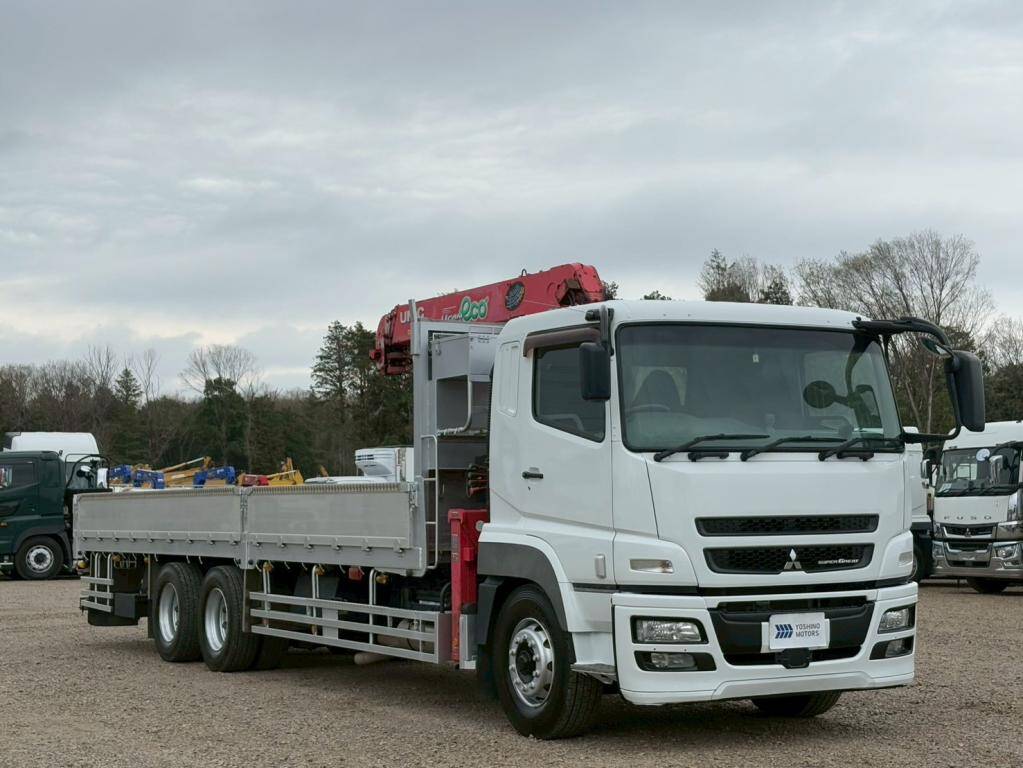 MITSUBISHI FUSO Super Great Truck (With 4 Steps Of Cranes) QKG-FV54VZ 2014 571,000km