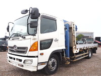 HINO Ranger Self Loader (With 4 Steps Of Cranes) BDG-FE7JKWA 2008 666,310km_3