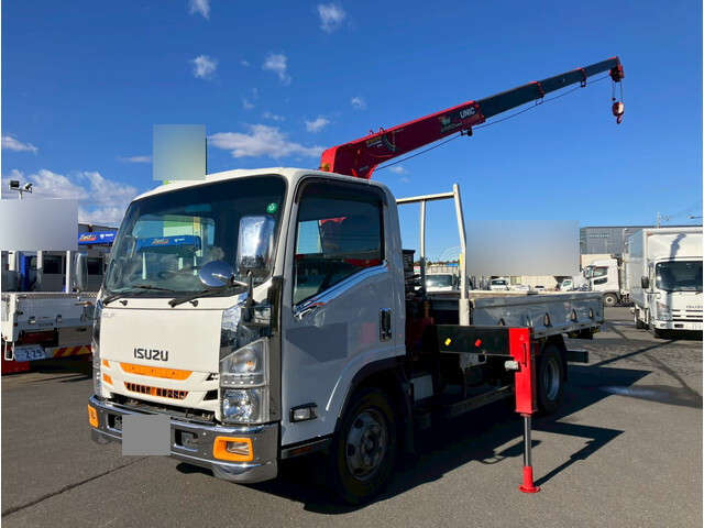 ISUZU Elf Truck (With 4 Steps Of Cranes) SKG-NPR85YN 2014 425,190km