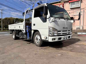 ISUZU Elf Truck (With 4 Steps Of Cranes) TKG-NKR85AR 2013 236,117km_1