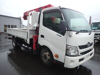 HINO Dutro Truck (With 5 Steps Of Cranes) TKG-XZU710M 2013 196,800km_1
