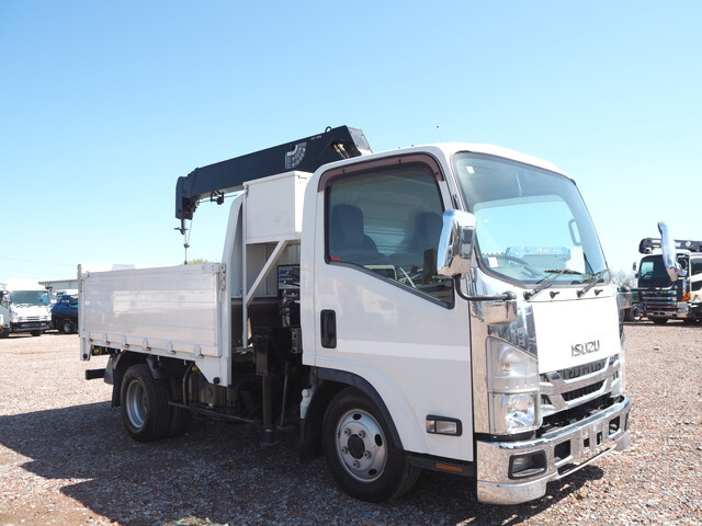 ISUZU Elf Truck (With 4 Steps Of Cranes) TKG-NMS85AN 2018 99,997km