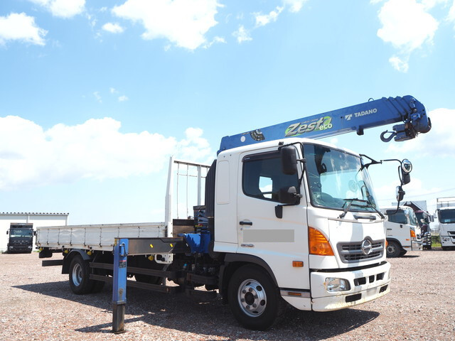 HINO Ranger Truck (With 4 Steps Of Cranes) TKG-FD9JLAA 2014 319,154km