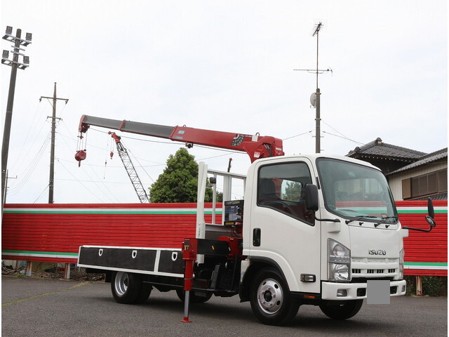 ISUZU Elf Truck (With 3 Steps Of Cranes) TKG-NMR85AN 2013 75,529km