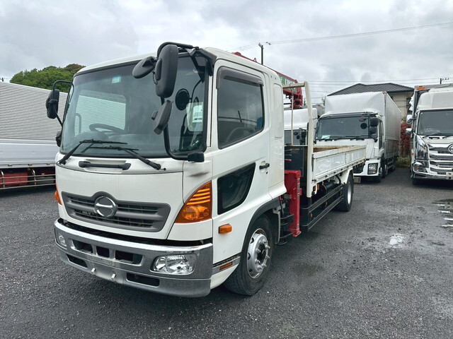 HINO Ranger Truck (With 4 Steps Of Cranes) QKG-FE7JLAA 2017 141,000km