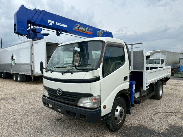 HINO Dutro Truck (With 4 Steps Of Cranes) BDG-XZU414M 2008 74,200km_1