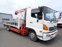 HINO Ranger Truck (With 4 Steps Of Cranes) QKG-FE7JKAA 2012 223,800km_1