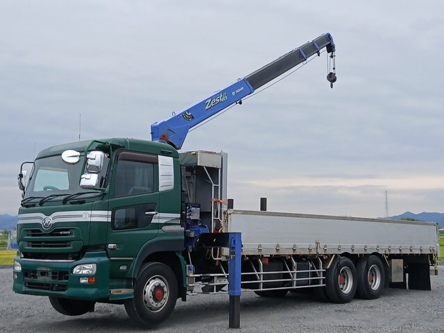 Quon Truck (With 4 Steps Of Cranes)_1